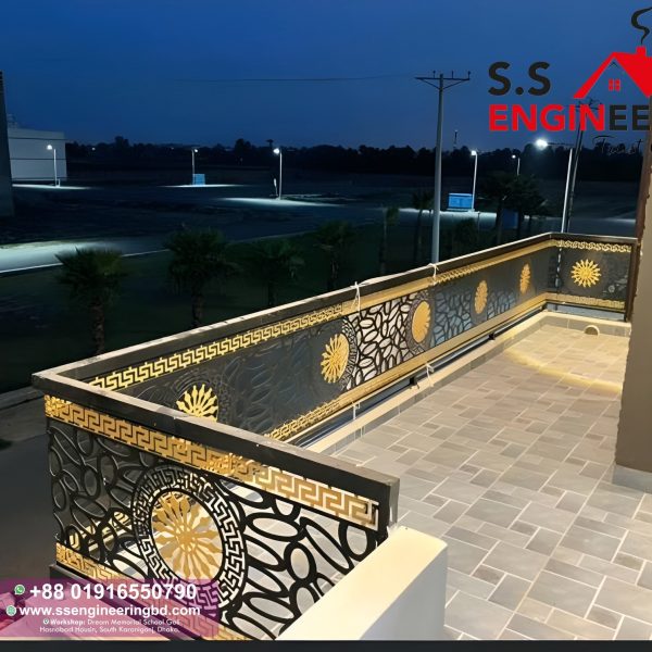 MS Laser-Cut Balcony Railing