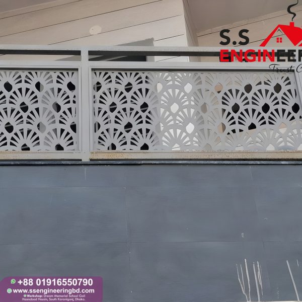 MS Laser-Cut Balcony Railing