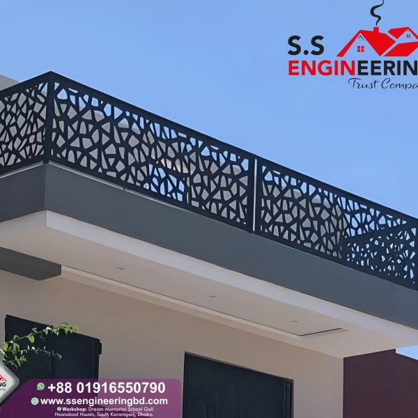 MS Laser-Cut Balcony Railing