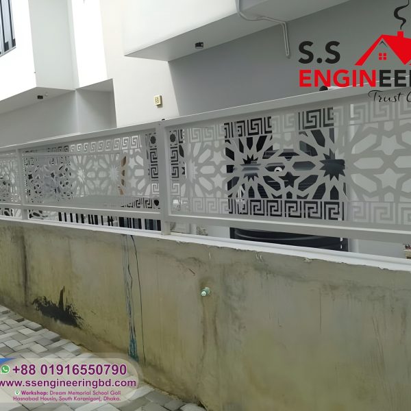 MS Laser-Cut Balcony Railing