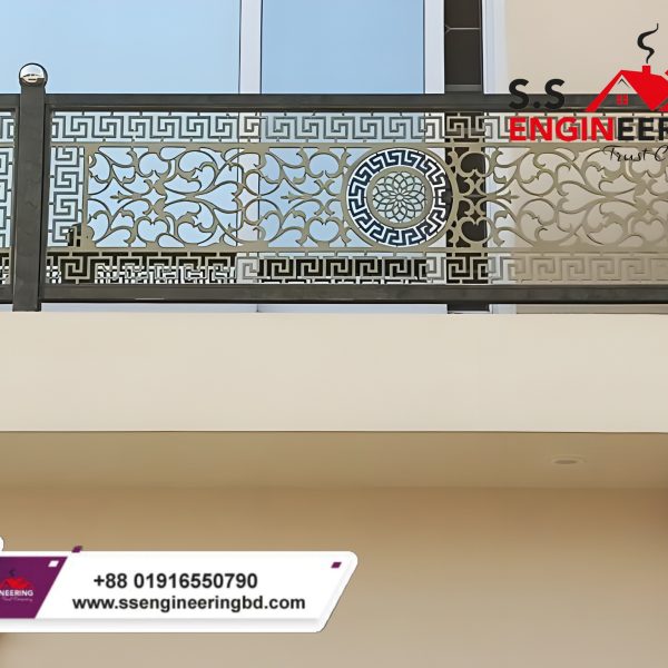 MS Laser-Cut Balcony Railing