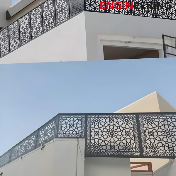 MS Laser-Cut Balcony Railing