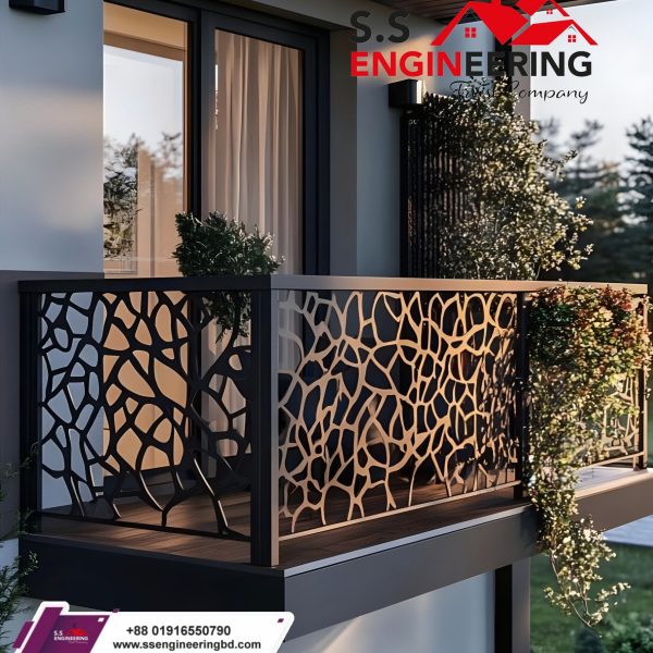 MS Laser-Cut Balcony Railing