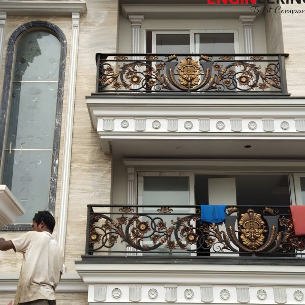 Cast Iron Balcony Railing