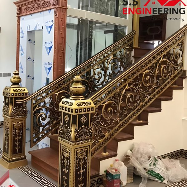 Cast Iron Stair Railing