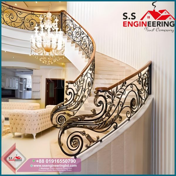 Cast Iron Stair Railing